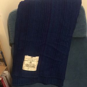 Tidstrand vintage Swedish 100% wool blanket double